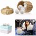 Glomora 6-Pack Wool Dryer Balls - Reusable Fabric Softener Made Of Natural Wool - Reduces Wrinkles and Drying Time - Ideal for Home Use - Buy Online on SooperMarket.com