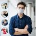 NU R 10pcs Multi Color 3 Ply Disposable Face Mask Mask with Filter Layer and Elastic Earloop Retail Sealed bags A-White - Buy Online on SooperMarket.com