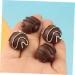 ifundom Toys 16pcs Simulation Chocolate Interesting Chocolate Model Small Chocolate Decor Fake Chocolate Simulated Decorative Chocolate Decor Chocolate Props Bulk Resin Dessert Biscuits 2.00X2.00X1.50CM 1 - Buy Online on SooperMarket.com