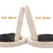 5BILLION Wooden Gymnastic Rings with Adjustable Straps - 2x15ft Wood Gym Rings for Home Gym Full Body Workout - Quick Install Cam Buckle - 1500lbs Supported - Black (32mm) - Buy Online on SooperMarket.com