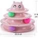 Suhaco 21 Pack Cat Toys for Indoor Cats Interactive Kitten Toy Fun Roller 3 Level Cat Ball Toys with Catnip Ball Self Play Cat Feather Wand Kitty Toy for Boredom (Pink) 21 Pack Pink - Buy Online on SooperMarket.com