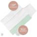 Mimuselina 2 Pack: Foldable Baby Changing Pad & Water-Repellent Diaper Bag - Portable Dirt-Repellent Waffle Mint - Buy Online on SooperMarket.com