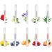 Veroa 10Pcs Cuticle Oil Pen for Cuticle Care Mixed Flavors Natural Ingredients Nail Oil Pen With Soft Brush Prevent Dry Cracking and Hangnails Cuticle Oil for Nails Vegan 2ml/10pcs