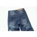 KIDSCOOL SPACE Baby Girl Boy Slim Jeans | Elastic Band Ripped Denim Pants 6-12 Months Blue-2047 - Buy Online on SooperMarket.com