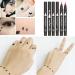 Eyeliner Stamp 2 in 1 Double-Head Waterproof Liquid Eyeliner Pen Make-Up Tool Black Heart Liquid Eyeliner - Buy Online on SooperMarket.com