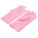 Mikinona UV NAIL GLOVES 1 Pair Nail Gloves Protective Gloves Nail Art Uv Gloves Nails Gel Nail Uv Gloves Gel for Nails Nail Fingerless Mittens Spandex Nail Polish Sun Protection Pink