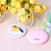 HEYISSU LED Compact Mirror 10X Magnifying Travel Makeup Mirror with Light - Pink 3.5 inch Pocket Purse Handbag Mirror - Buy Online on SooperMarket.com