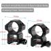 LONSEL 1'' Scope Rings: High & Medium Profile 1 Inch Mount Rings for Picatinny Rail - 2 Pack - Buy Online on SooperMarket.com