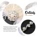 GENBREE 1920s White Gatsby Flapper Headband with Feather and Rhinestone - Perfect Prom Party Hair Accessory for Women and Girls - Buy Online on SooperMarket.com