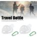 MUNEFE 2 Set Travel Bottle Travel Squeeze Bottle Plastic Liquid Bottle for Cosmetics Liquid Soap Portable Toiletries(Heart) - Buy Online on SooperMarket.com