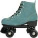High-top Roller Skates for Women Men | Shiny Blue Four Wheels Roller Skates | Includes Shoes Bag | Size 38 - Buy Online on SooperMarket.com