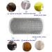 Cat Self Groomer Brushes with Catnip Wall Corner Groomers Soft Grooming Brush Scratcher and Brush for Short Long Fur Cats Softer Massage Toy for Kitten Puppy (2 Pack Grey) - Buy Online on SooperMarket.com