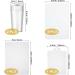 Allazone 9 PCS Clear Nail Stamper Double Sided Nail Art Stamper Clear Silicone Nails Stamping Jelly Nail Art Stamping Stamper for Manicure Tools 4 PCS - Buy Online on SooperMarket.com