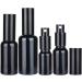 Zeoabsy 24pcs 10ml Shiny Black Glass Spray Bottles & 2 Funnels - Refillable Atomizers for Perfume Essential Oils & More - Buy Online on SooperMarket.com