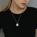 U7 Ladies Cremation Urn Necklace - Celtic Knot Dog Feet Wings & Crucifix | Stainless Steel Cylinder Pendant for Ashes - Memorial Jewelry for Men & Women - Buy Online on SooperMarket.com