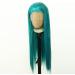 Emerald Green Synthetic Lace Front Wig - Long Straight Teal Wig for Black Women - Buy Online on SooperMarket.com