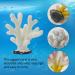 Ctpeng 12 Pieces Small Artificial Coral Decoration - White Resin Coral Reef Decor for Aquariums - Ideal Aquatic Decor for International Shipping - Buy Online on SooperMarket.com