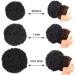 Medium 1B# Afro Puff Drawstring Ponytail Extension - Short Synthetic Kinky Curly Hairpiece for Natural Hair - Buy Online on SooperMarket.com
