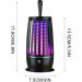 Fly Trap Lamp Flexible and Harmless Fly Killer | Zapper Indoor Electronic Rechargeable Fly Control Light Trap for Virtcooy Black Chargement USB - Buy Online on SooperMarket.com