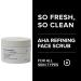 Blind Barber AHA Exfoliating Face Scrub for Men - Daily Facial Scrub to Clear Pores Remove Dirt & Oil Smooth Skin Texture - 6 Oz Quartz Powder Cleanser - Buy Online on SooperMarket.com