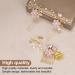 EIHI 3 Pieces Rose Accessory Cheveux Mariage Bijoux Cheveux Pince Cheveux Mariage Bijoux Cheveux Mariage Bijoux de Cheveux pour Femme A - Buy Online on SooperMarket.com