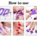 80pcs Nail Peel Off Tapes - Disposable Nail Polish Protector for Mess-Free Nail Art Painting - Buy Online on SooperMarket.com