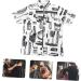 Mikinona Hair Cutting Technician in Hairdressing Overalls Vests for Women Men s Vest Womens Quilted Jacket Hairdresser Uniform Spa Robes Mens Overalls Short Sleeve Work Clothes White Fiber - Buy Online on SooperMarket.com