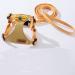 Fueegue Cat Harness with Leash Escape Proof Adjustable Soft for Cats and Dogs Puppy Harness Yellow M