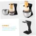 NOLITOY Men's Shaving Set - Black Suit Razor Holder Brush & Bowl | Premium Grooming Essentials for Effortless Shaving - International Shipping Available - Buy Online on SooperMarket.com