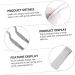 FOMIYES 8 Pcs Stainless Steel Tweezers Ear Cleaning Tools Plant Tools Ceramic Tweezers Cleaning Tools for Ear Cure Ear Tools Earwax Cleaning Tweezers Stainless Steel Ear Tools Silver 16X1.5X1.3CMx2pcs - Buy Online on SooperMarket.com