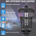 Electric Bug Zapper 18W Mosquito Killer Outdoor IPX4 Waterproof High Powered 4200V Electric Mosquito Zapper Fly Trap for Home Garden Patio Office - Buy Online on SooperMarket.com