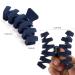 SuPoo 4pcs Large Claw Hair Clips for Thick Hair - Strong Hold Matte Jumbo Jaw Clip Set for Women - Ideal Hair Accessories - Gifts - Brown, Blue, Purple, Pink - Buy Online on SooperMarket.com