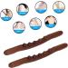 2pcs Wooden Gua Sha Stick Set - Massage Points for Home Relaxation | Natural Wooden Scraping Stick - Buy Online on SooperMarket.com