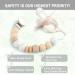 Buy Kowlone Silicone Pacifier Chain for Girls - 2-Pack (Beige & Oatmeal) | Dummy Clips & Holder for Baby Showers - Buy Online on SooperMarket.com