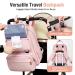 Tonyee Wrap Backpack - Stylish Diaper Bag with Removable Bottle & Diaper Pad Travel Essentials for Moms & Dads - Rosa - Buy Online on SooperMarket.com