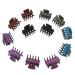 Fityle 12 Piece Resin Mini Hair Clip Set - Black Hair Claws & Accessories for All Hair Types | International Shipping - Buy Online on SooperMarket.com