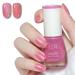 Glitter Nail Polish Pink Glitter Nail Polish Light-Changing Aurora Shimmer Nail Varnish Quick Dry & Long Lasting Nail Polish Water Based Natural Nail Polish for DIY Nail Art 23AuroraPink