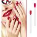 150pcs Transparent Nail Swatches Sticks - Fan-shaped Nail Polish Display Board for Nail Art Practice - Buy Online on SooperMarket.com