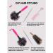 Aaiffey 3D Round Hair Brush for Women - 360 Degree Styling for Thick Curly Hair - Detangling Hairbrush for Wet and Dry Hair - Cows Print - Buy Online on SooperMarket.com