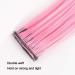 12 Pcs Colored Hair Extensions Colorful Clip in Hair Extensions 22 inch Synthetic Straight Hair Extensions for Kids Girls Women Pink series - Buy Online on SooperMarket.com