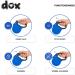 Ddoxx Reflective Nylon Dog Leash - Bite-Proof & Stable Roll Lock System | 5m for Dogs Up to 20kg - Blue - Buy Online on SooperMarket.com