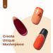 Beetles Gel Nail Polishes Kit - 6 Colors Red Orange Glitter Purple Black Soak Off Varnish Manicure Set for DIY Halloween & Fall Wedding Beauty Gifts - Buy Online on SooperMarket.com