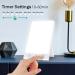 10000 Lux LED Light Therapy Lamp Portable Simulation of Daylight Lamp 2 Light Colours with Cool White Light Warm Light 6 Timer Settings Adjustable Brightness - Buy Online on SooperMarket.com