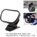 Universal Adjustable Car Baby Rear View Safety Mirror - Suction Cup & Clip - Black | 1 Piece - Buy Online on SooperMarket.com