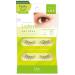 False Eyelashes Lashever Natural Series Japanese Natural Looking Fake Eyelashes A Day Long Lasting Wear Reusable Strip Lightweight & Comfortable 2 Pairs Natural 105 Black