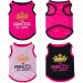 3-Pack Dog Clothing | Princess & Prince T-Shirts for Cats & Small to Medium Dogs - Cute Costumes - Buy Online on SooperMarket.com