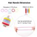 Elastic Hair Bands Kit with Hair Band Remover, Topsy Tail Tool, Clips, and Ties for Toddler Girls - Buy Online on SooperMarket.com