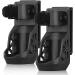 Ultrafire W66 Tactical flashlight holster keeper 2-pack rotatable flashlight bracket holder Pouch for belt with lever side closure system for flashlights with 0.9 "-1.2" diameter