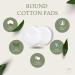 Organic Cotton Rounds Makeup Remover Pads - 200 Pack | Eco-Friendly Lint-Free Compostable & Ultra Soft for Nail Polish Removal - Triple Layer Quality - Buy Online on SooperMarket.com