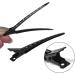 Zsanhua 26 Pieces Duck Bill Hair Clips 9cm Duck Bill Hairpins Curl Clips Stainless Steel Curl Clips Sectioning Clips with Holes Clips Hair Styling Clips for Salon and DIY (Black) - Buy Online on SooperMarket.com